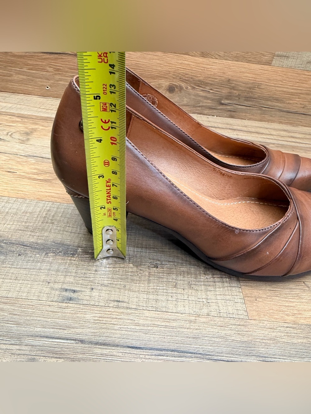 Pikolonos size size 7.5-8 Classic Brown Leather Low Heel Pumps - Picture 6 of 8